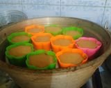 Foto langkah ke 5 dari resep Bolu Energen Coklat tabur keju.