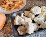 Foto del paso 1 de la receta Crema de boniato y coliflor en MyCook