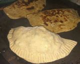 A picture of step 1 of Aloo Matar Paneer Paratha.