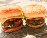 A picture of step 3 of The Double Patty Burger.