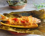 Foto langkah ke 5 dari resep Pepes Ikan Bumbu Mangga Muda.
