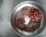 A picture of step 3 of Green Rice with Paneer and Vegetables in Creamy Cheesy Ragi Sauce.