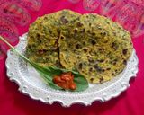 पालक का पराठा (Palak ka paratha recipe in hindi) रेसिपी चरण 5 फोटो