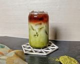 Foto langkah ke 3 dari resep Es Kopi Matcha Latte.