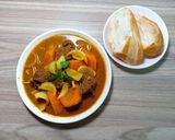 Hình bước làm 5 của món Bò kho nước cốt dừa