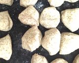 A picture of step 3 of Eggless Brown Buns#themechallenge.