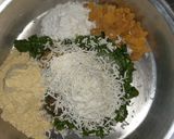 A picture of step 4 of PPP fitters palak paneer peas.