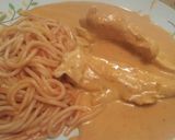 Foto del paso 3 de la receta: Fajas de pollo en salsa de chipotle