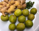 A picture of step 1 of Ginger lemonade.