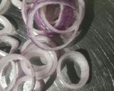 A picture of step 1 of Onion Rings.