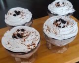 A picture of step 8 of 2 Ways: Instant Coffee-Oreo-Chocolate Mousse.