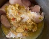 A picture of step 1 of Chicken Tikka Pulao.