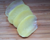 Foto del paso 13 de la receta: Bacalao con salsa bizkaina y patatas con aroma de pimiento rojo asado