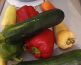 🍅🌶️🥒Cukkinis🍅🫑🌶️ lecsó🥒 tojással 🫑🍅 recept fázis 2 fotója