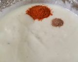 A picture of step 2 of Bondi raita.