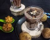 A picture of step 6 of Chikoo Chocolate Milkshake (Sapota Chocolate Milk Shake).