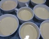 A picture of step 2 of Baked Flan.