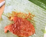 Gambar langkah 2 resipi 👩‍🍳Ikan Tenggiri Bakar Daun Pisang.