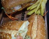 A picture of step 6 of Chicken Tender Pops Burger 🍔.