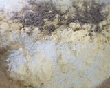 A picture of step 1 of Besan and sooji dhokla.