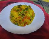 A picture of step 7 of Vegetable upma.