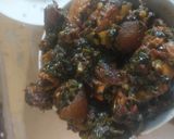 A picture of step 12 of Ugu Soup.