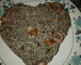 Foto langkah ke 4 dari resep Nasi Goreng Cumi Hitam.