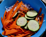 Foto del paso 1 de la receta: ZUCCHINI🥒Al Pastel con Zanahoria🥕🥕...!