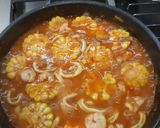 Foto langkah ke 3 dari resep Cumi Udang Saos Padang.