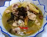 รูปขั้นตอนการทำที่ 5 ของ ไก่ต้มใบกระเจี๊ยบ