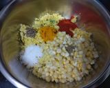 A picture of step 2 of Corn pakora.
