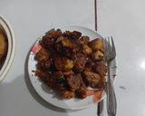 A picture of step 5 of Cauliflower Pakoda.