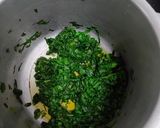 A picture of step 1 of Shahi rani palak paneer.
