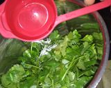 A picture of step 3 of Green Garlic Coriander Chutney.