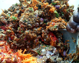 A picture of step 4 of Beans balls II.