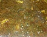 A picture of step 5 of Allu palak.