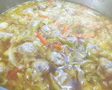 Foto del paso 4 de la receta: Sopa de Repollo con Albóndigas estilo oriental