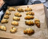 Une image de l'étape 5 de Minis croissants feuilletés au pesto de céleri et parmesan.