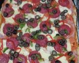 Foto del paso 5 de la receta: Pizza con masa de harina integral y blanca