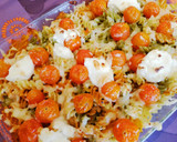 Foto del paso 3 de la receta: Pasta rizo al horno con salsa pesto
