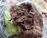 Foto del passaggio 6 della ricetta Puccia con rape e carne(kcal 621 a panino)