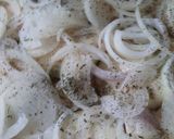 Foto del paso 10 de la receta: Tarta de papas, berenjenas, cebolla y panceta ahumada.🍆🧅🥔🥓