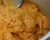 A picture of step 3 of Hyderabadi Kachchi Aqhni Chicken Dum Biryani.