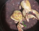 Foto del paso 4 de la receta: Codornices al vino tinto y arándanos