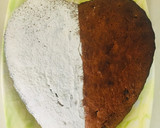 Foto del paso 5 de la receta: BUDIN CON AVENA EN HOJUELAS Y CORAZÓN DE 🥥COCO🥥 Y CHIPS DE 🍫CHOCOLATE🍫