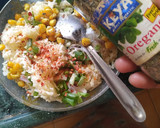 A picture of step 1 of Corn Toast.