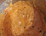 A picture of step 4 of Kara chutney.