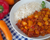 Foto del paso 6 de la receta: Picadillo de ternera con patatas y arroz