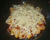 A picture of step 4 of Corn tomato pasta.
