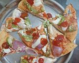 वेज पिज्जा (veg pizza recipe in hindi) रेसिपी चरण 5 फोटो